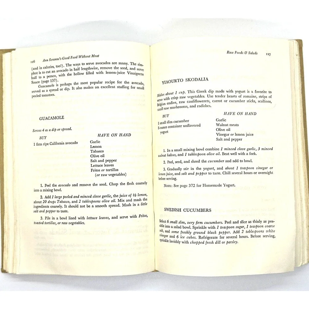 Ann Seranne Good Food‎ Without Meat Cookbook Vegetarian Cooking 1973